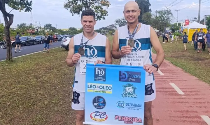 Policiais militares se destacam em corrida realizada em Franca