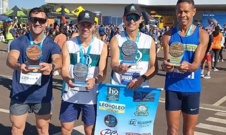 Policiais Militares sobem ao pódio em corrida realizada em Franca