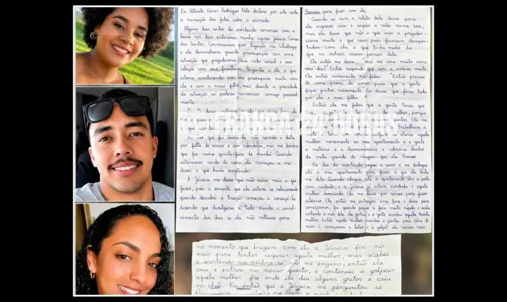 Por meio de carta, Alberto conta detalhes sobre morte de Thainara