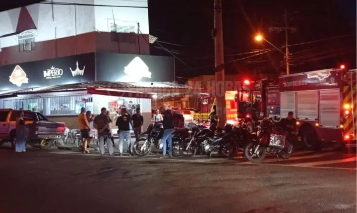 Princípio de incêndio em pizzaria mobiliza o Corpo de Bombeiros 