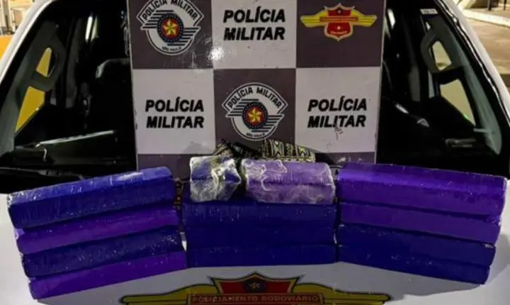 TOR prende casal com 13 tabletes de maconha na rodovia Cândido Portinari
