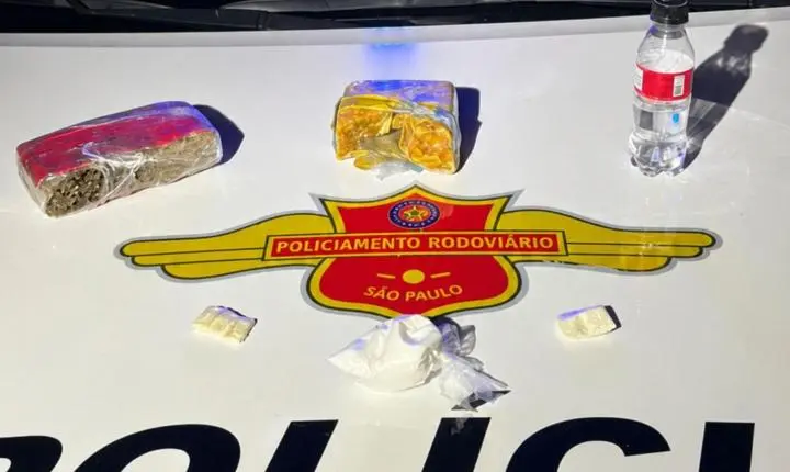 TOR prende traficante com drogas e mistura para cocaína em rodovia