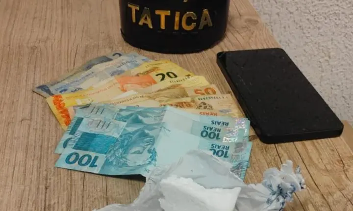 Traficante é preso por policiais da Força Tática no Parque Progresso