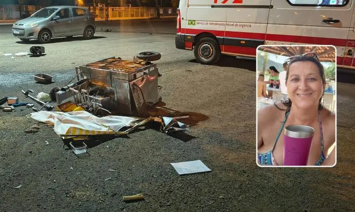 Vendedora de churros atropelada por dono de bar deixa a uti 