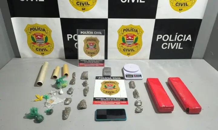 Vigilante de posto desativado é preso pela Dise por tráfico de drogas